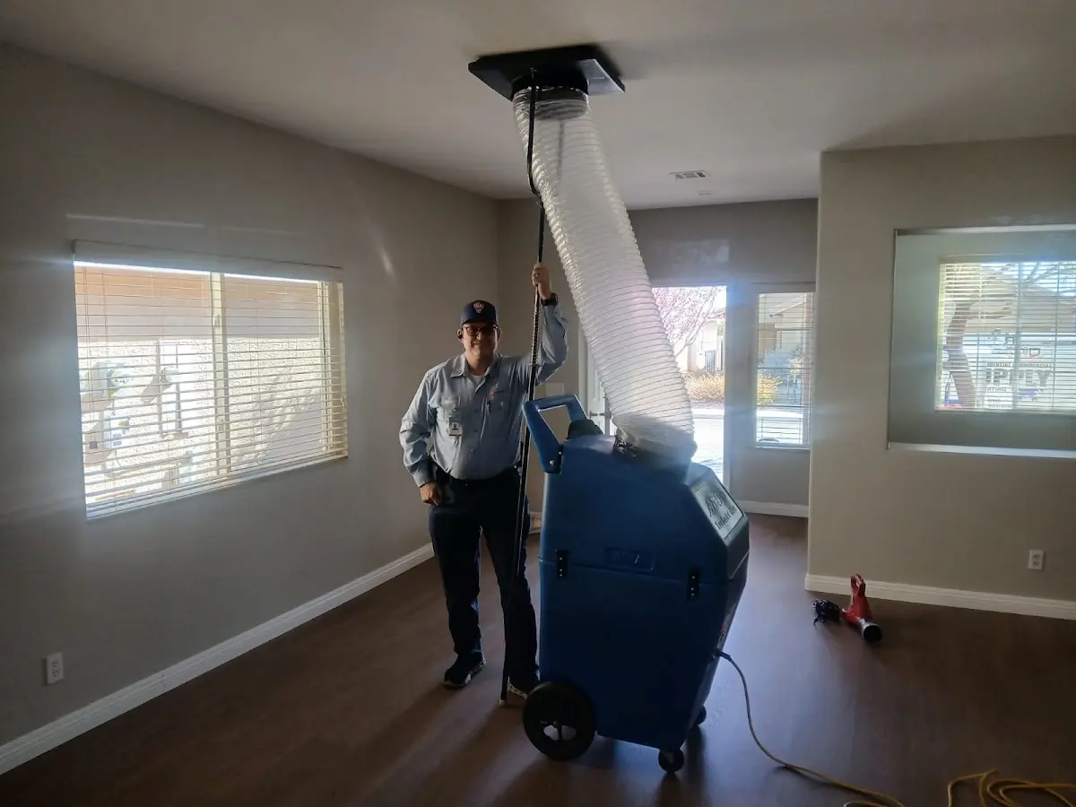 Professional Dryer Vent Cleaning work inside a Grandville home